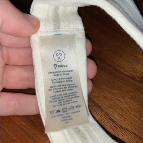 lululemon/ivviva white headband - Picture 3 of 4